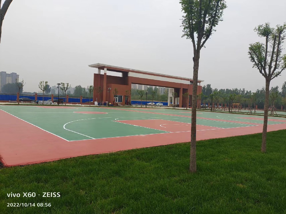 河北省南皮英才小学复合型篮球场工程